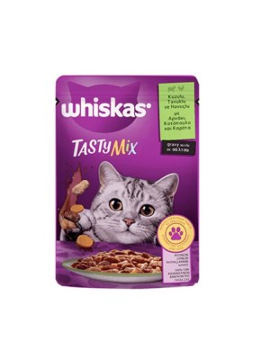 WHİSKAS POUCH TASTYMİX KUZULU TAVUKLU 85 GR WHİSKAS POUCH TASTYMİX KUZULU TAVUKLU 85 GR